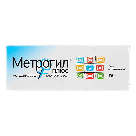 Метрогил Плюс гель вагинальный, 50 г + аппликатор 1 шт.