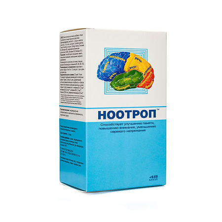Ноотроп капсулы 0,4 г, 48 шт.