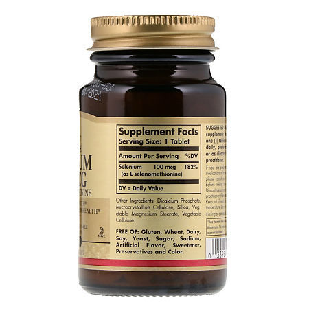 Миниатюра: Солгар Селен, 100 мкг таблетки 100 шт.