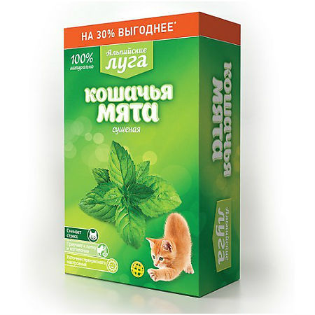 Альпийские луга Кошачья мята, сушеная 20 г