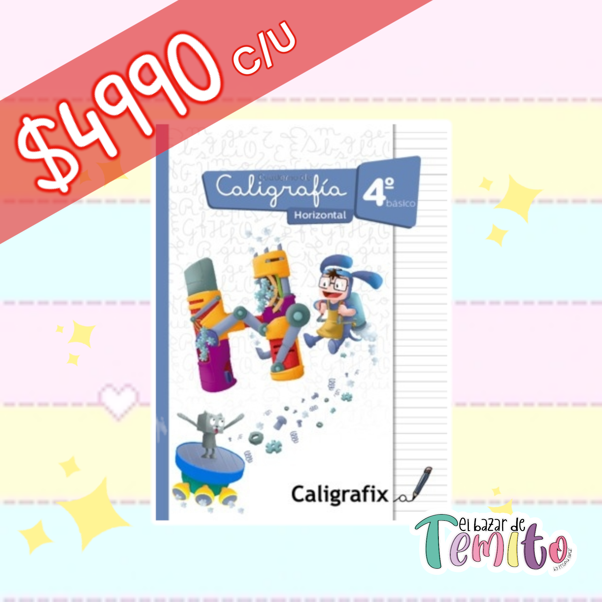 Caligrafia Horizontal 4to Basico Caligrafix