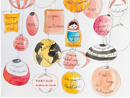 marché solidaire de Noël