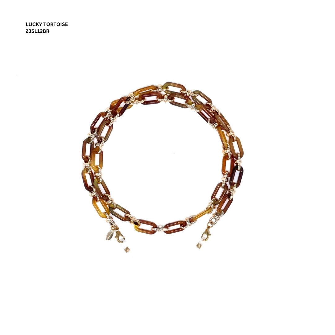 LUCKY TORTOICE GLASSES CHAIN