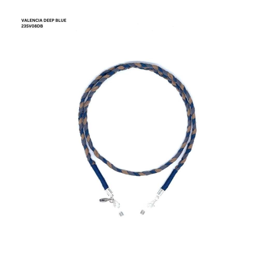 VALENCIA - DEEP BLUE SUNNY GLASSES CORD