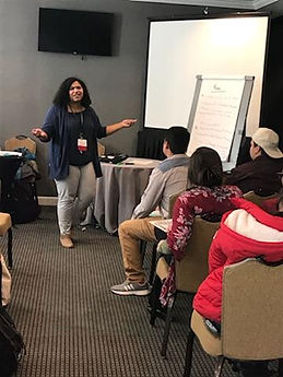 Vanessa presenting at NESAWG 2017
