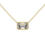 Thumbnail: 1.12Ct Emerald Diamond Pendant Necklace