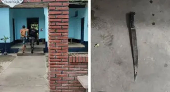 Calilegua: joven armado con machete atacó a la policía y fue reducido con disparos de advertencia