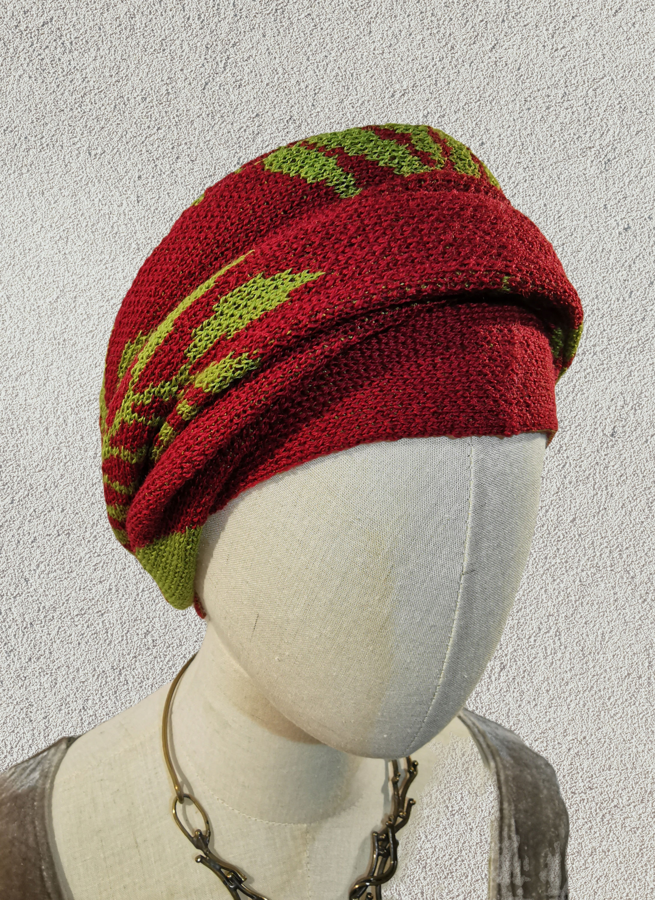 Cache cou ou turban en laine mérinos