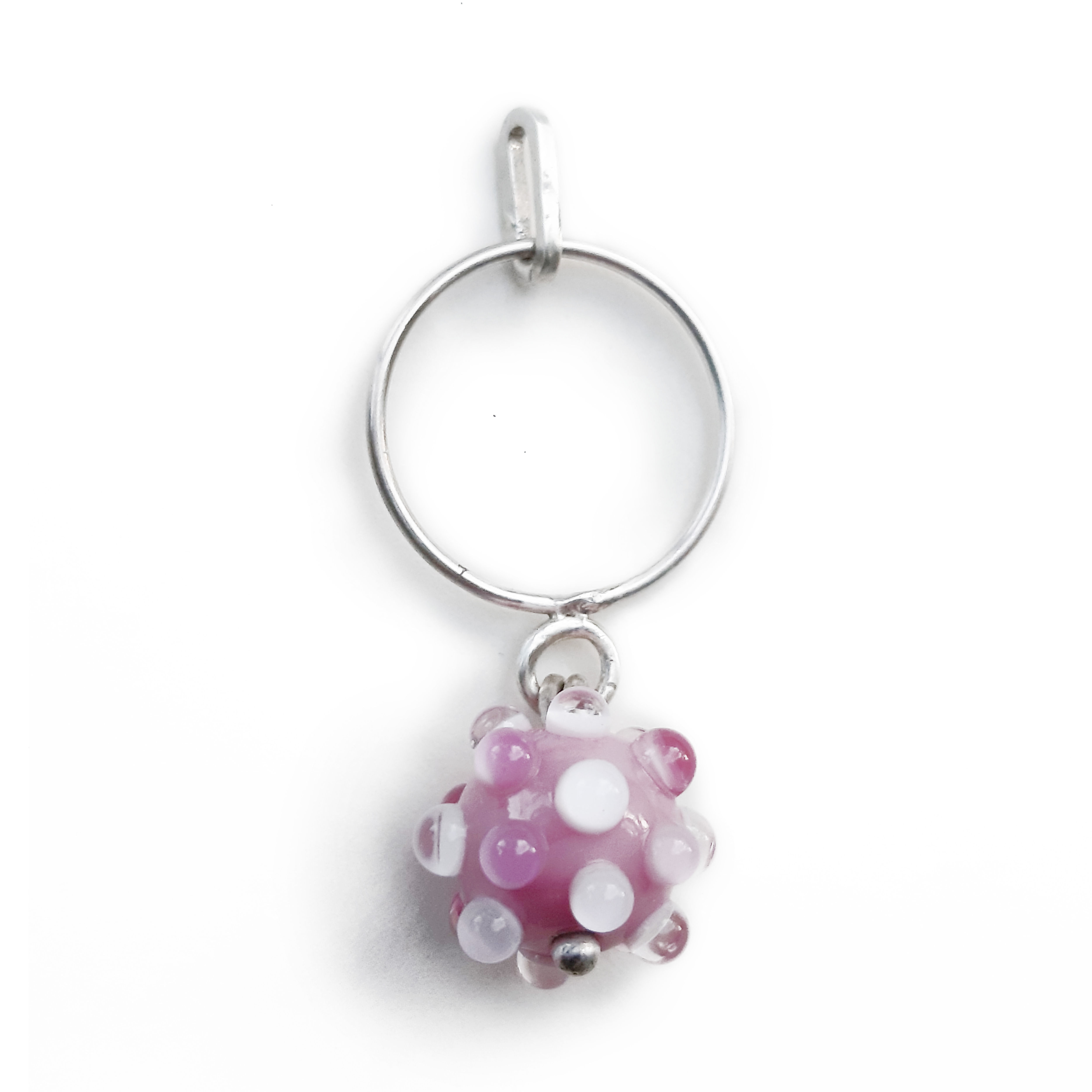 Pendentif Virus Rose