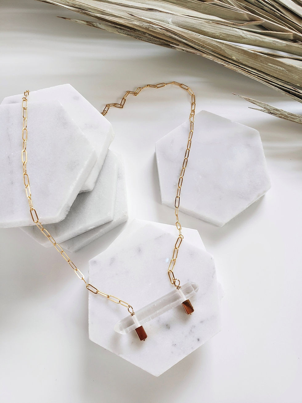 Quartz Bar Necklace