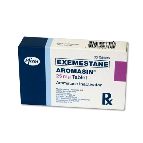 Aromasin, an exemestane medication used to treat hormone receptor-positive breast cancer in postmenopausal women.| Rxcare Hub