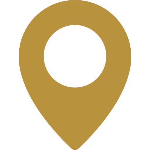 Gold map pin icon