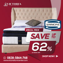 Up to 62% OFF | Harga Promo Simmons Spring Bed | Oktober 2020