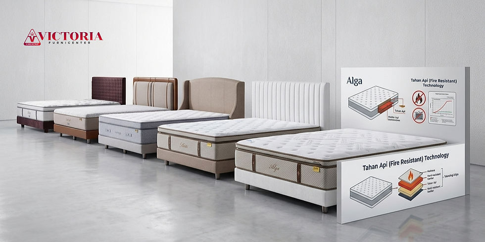 Tidur Nyenyak Tanpa Rasa Cemas: Mengenal Teknologi Kasur Tahan Api dari Alga Mattress