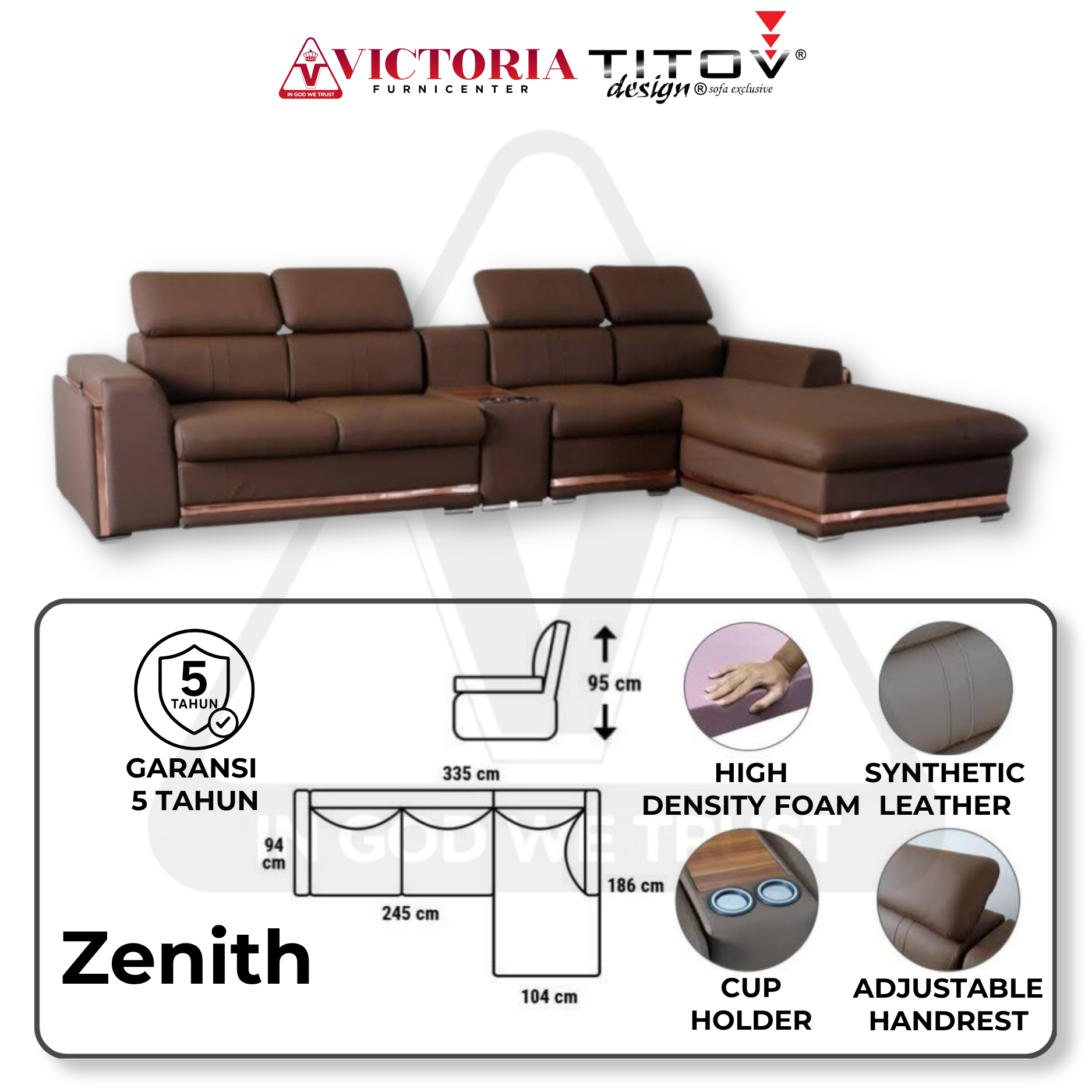 Sofa Titov Zenith - Fullset