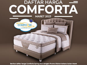 Daftar Harga Kasur Comforta Springbed Juli 2023 | Victoria Furnicenter Surabaya Sidoarjo Malang