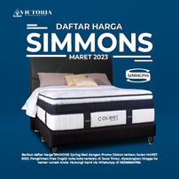 Daftar Harga SIMMONS Springbed Juli 2023 | Victoria Furnicenter Surabaya Sidoarjo Malang