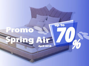 Promo Spring Air Bulan April 2018 | Victoria Furnicenter