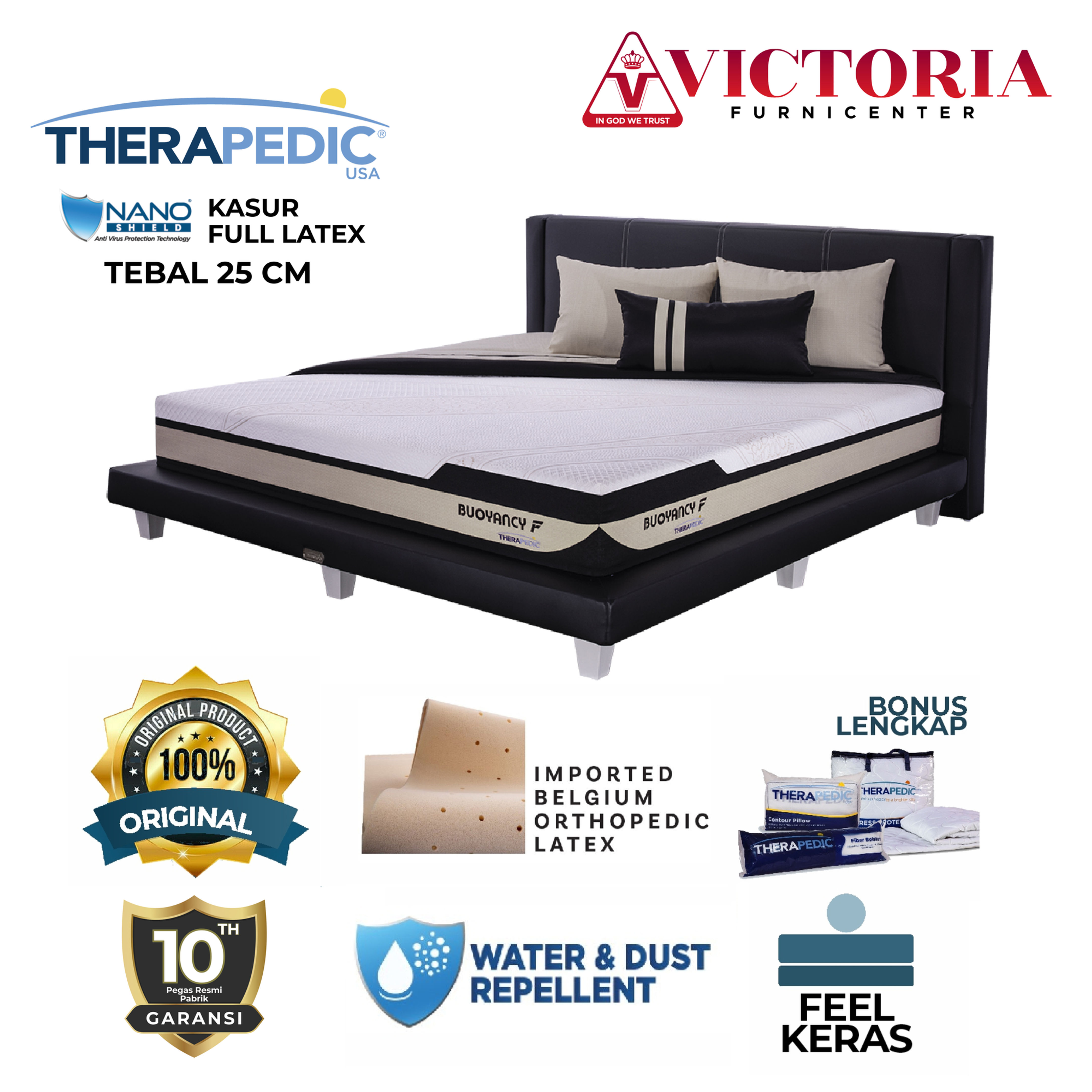 Therapedic Buoyancy F - Set - 200 x 200 / 200x200