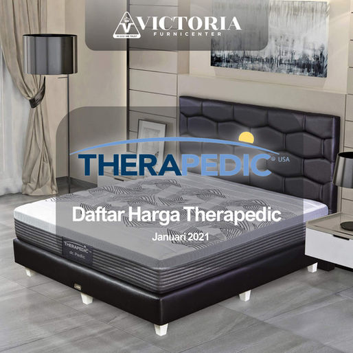 Daftar Harga THERAPEDIC Spring Bed Jombang Jawa Timur | Januari 2021 | Victoria Furnicenter