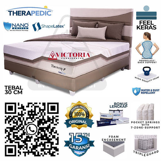 Tidur Nyenyak dengan Kasur Therawrap F dari Therapedic