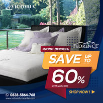 Up to 60% OFF | Harga Promo Florence Spring Bed | Agustus 2020