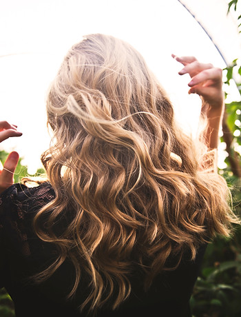 Blond Wavy Hair