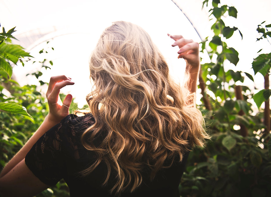 Blond Wavy Hair