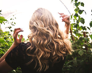 Blond Wavy Hair