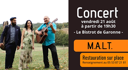 Concert de Malt du 21 août 2026