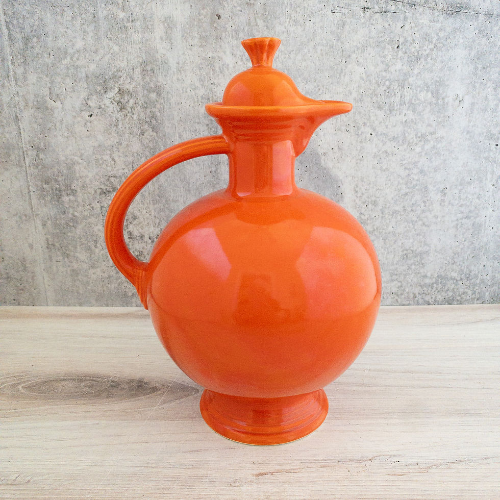 Vintage Red Fiesta Carafe