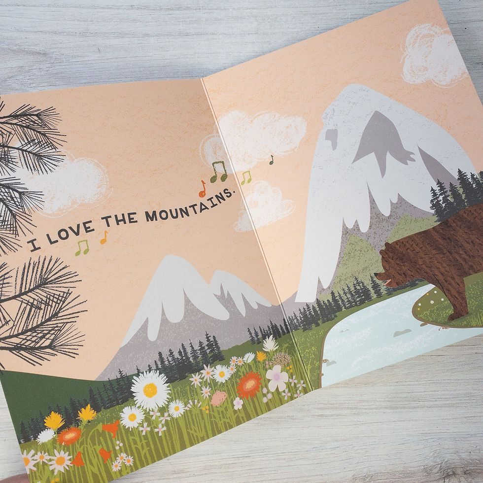 Thumbnail: I Love Mountains Board Book