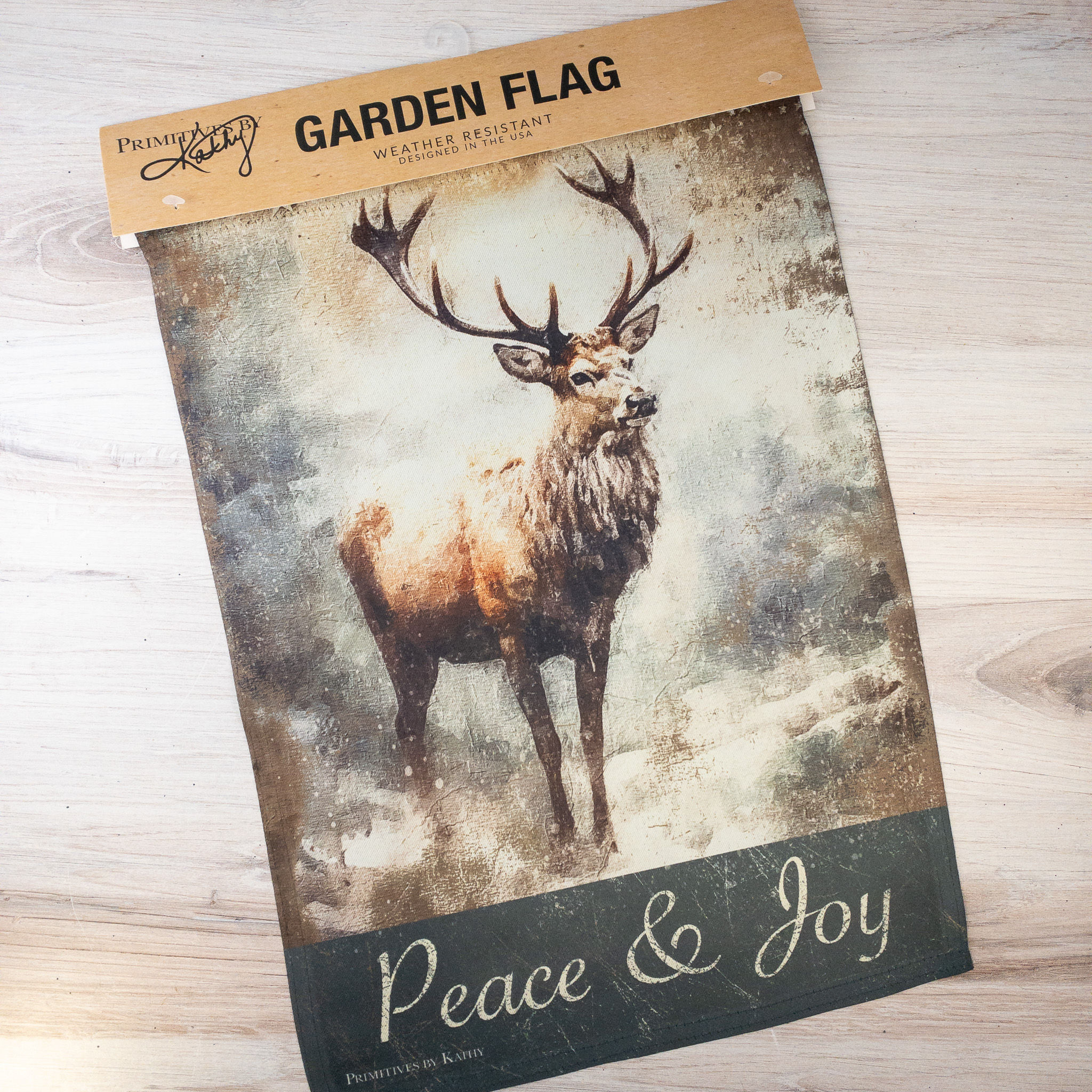 Peace & Joy Garden Flag