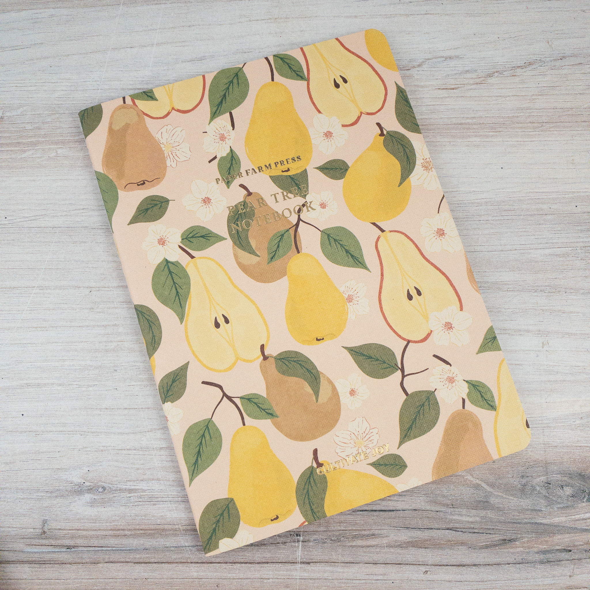 Pear Tree Stitched Notebook