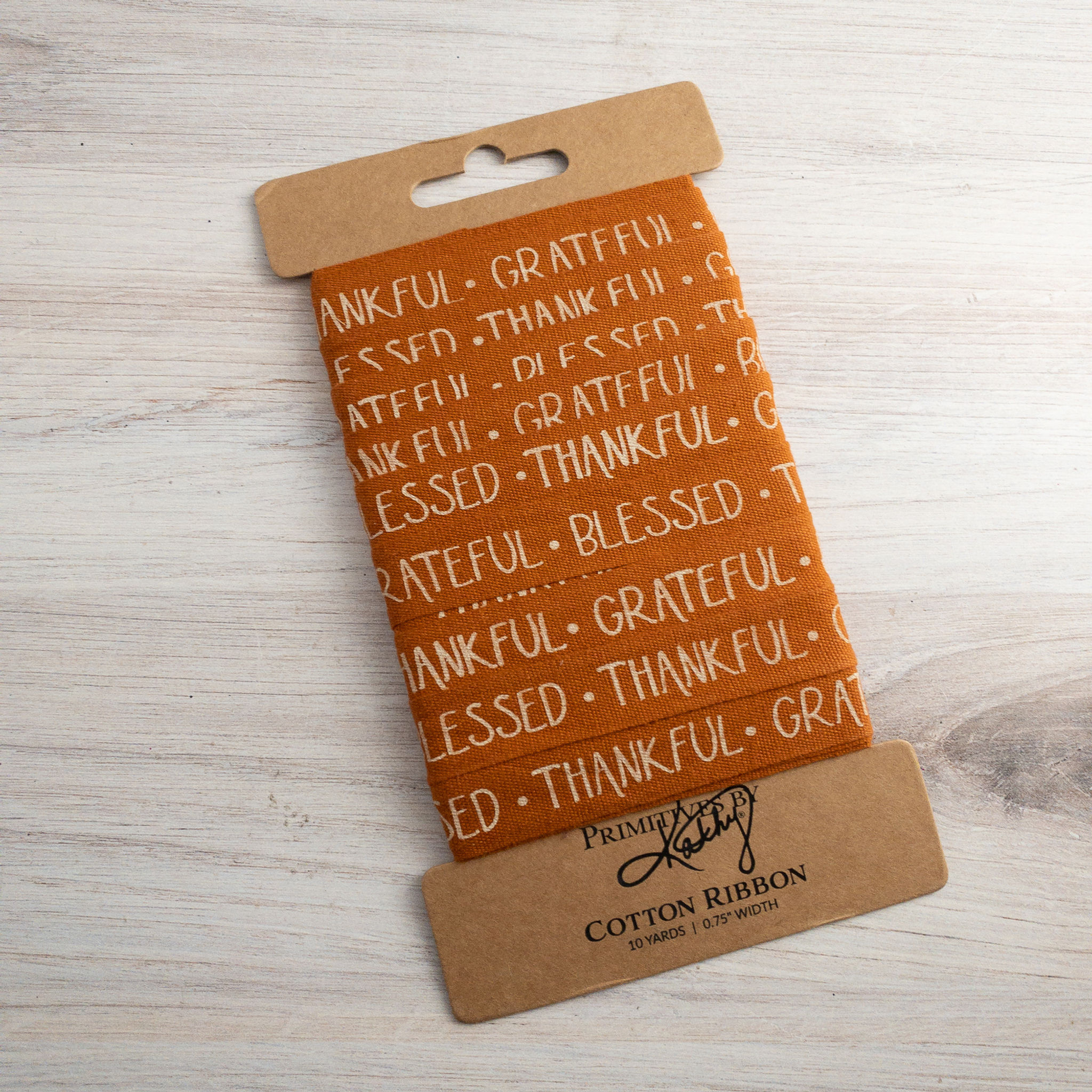 Ribbon - Thankful, Grateful, Blessed