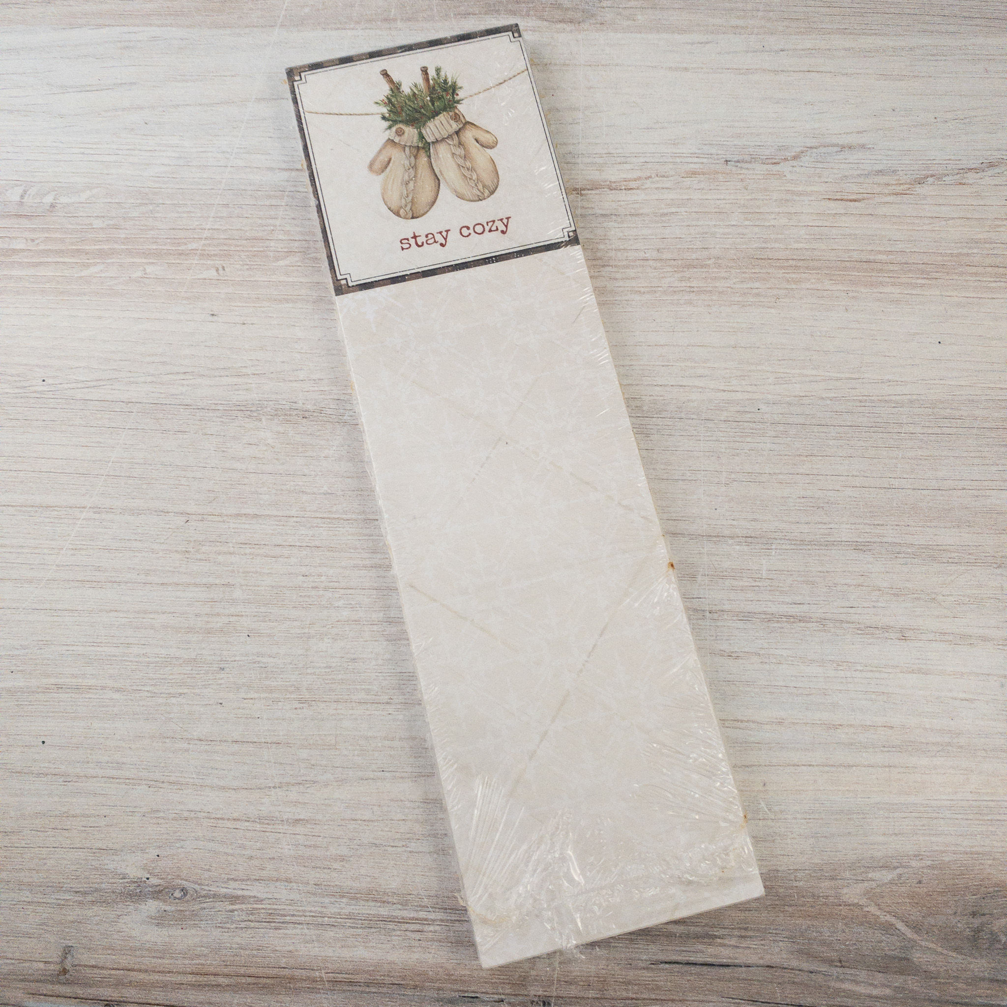 Stay Cozy List Notepad