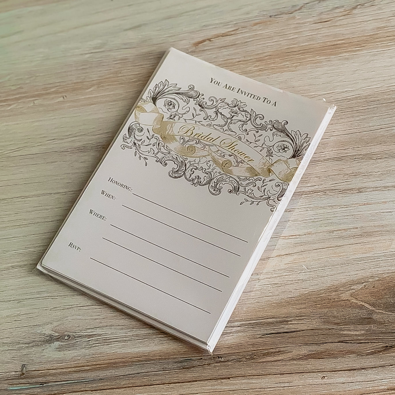 Bridal Shower Fill In Invitations