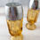 Thumbnail: 1970s Anchor Hocking Fairfield Amber Salt & Pepper Shakers  Bring a touch of Mid