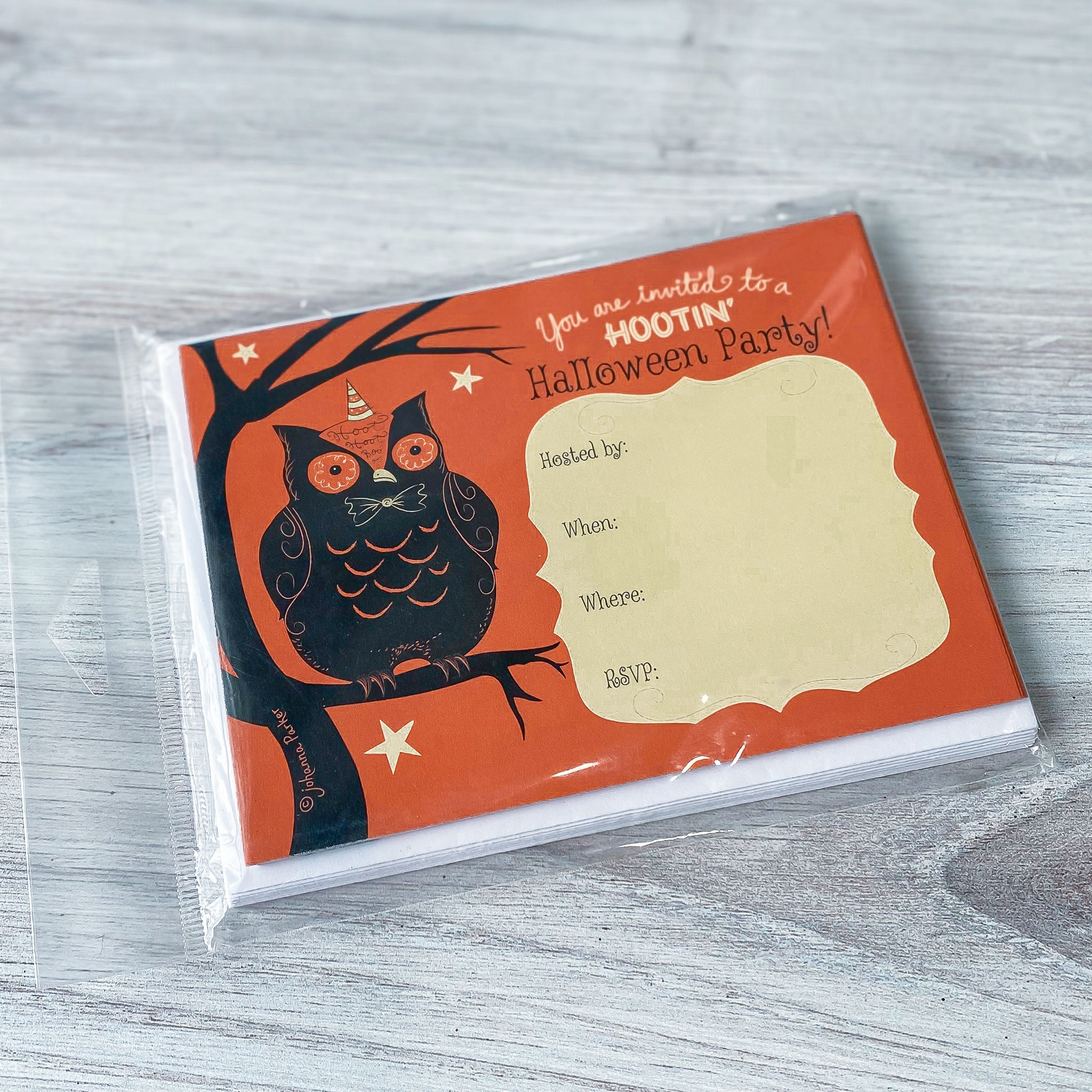 Hootin' Halloween Invitation