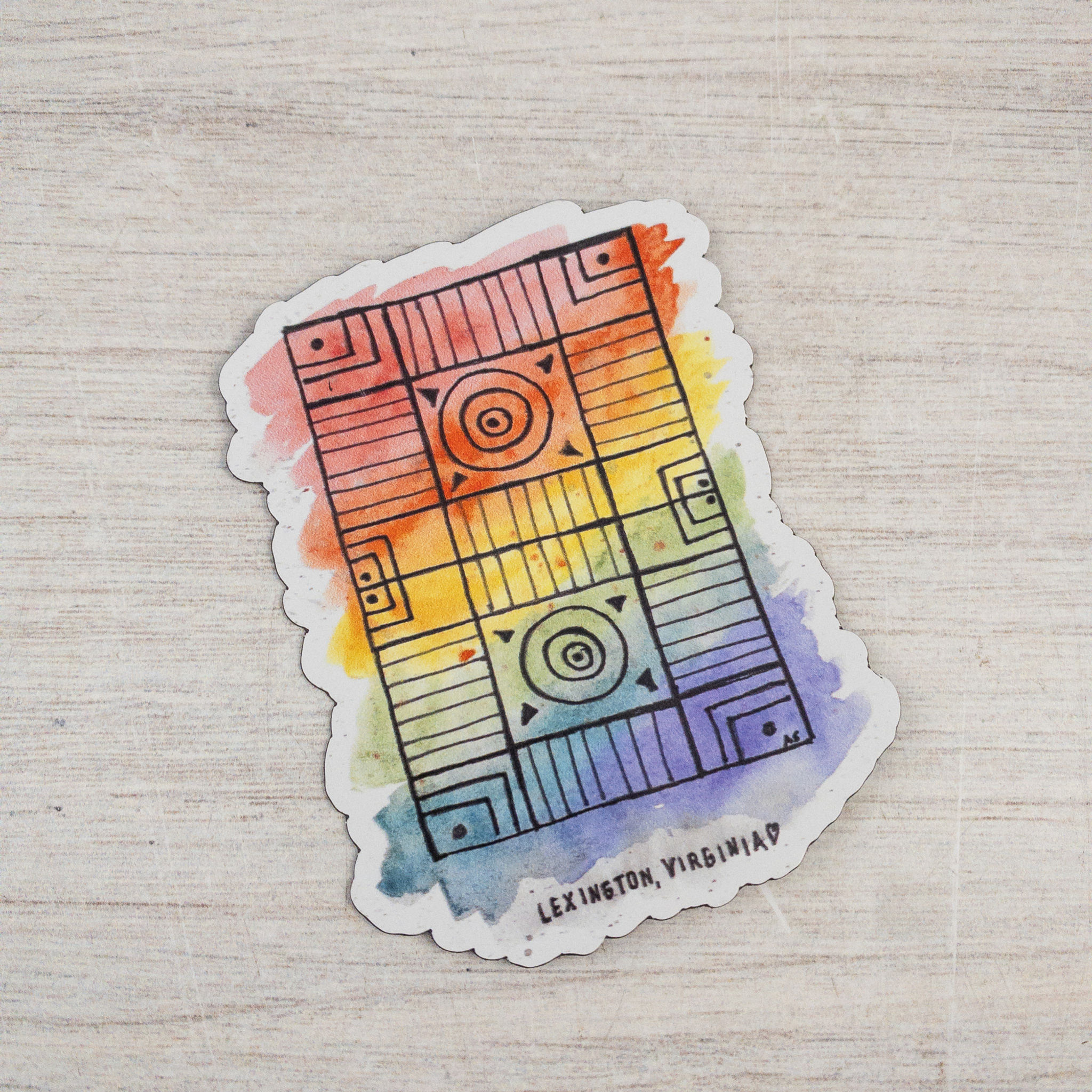 Lexington VA Brick Magnet