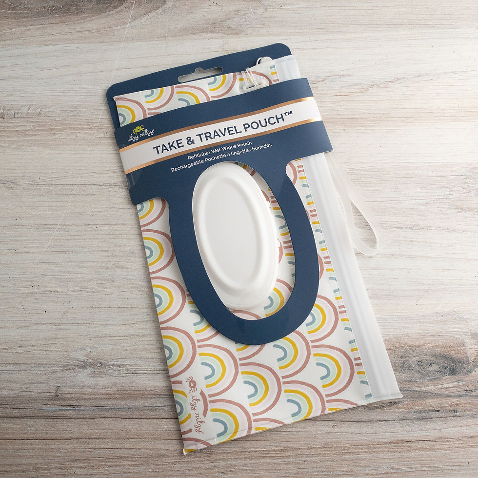Rainbow Take & Travel Wipes Pouch
