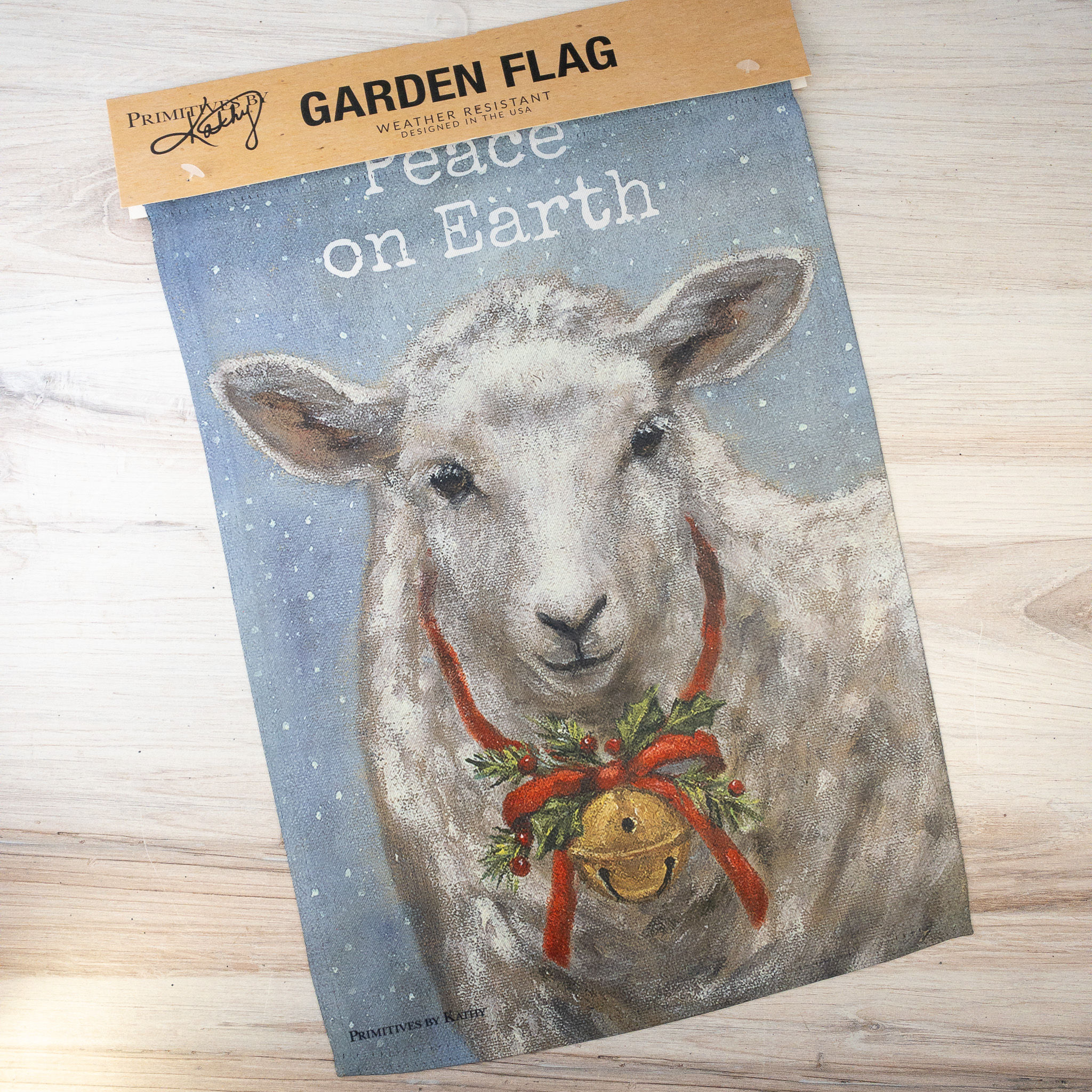 Peace On Earth Garden Flag