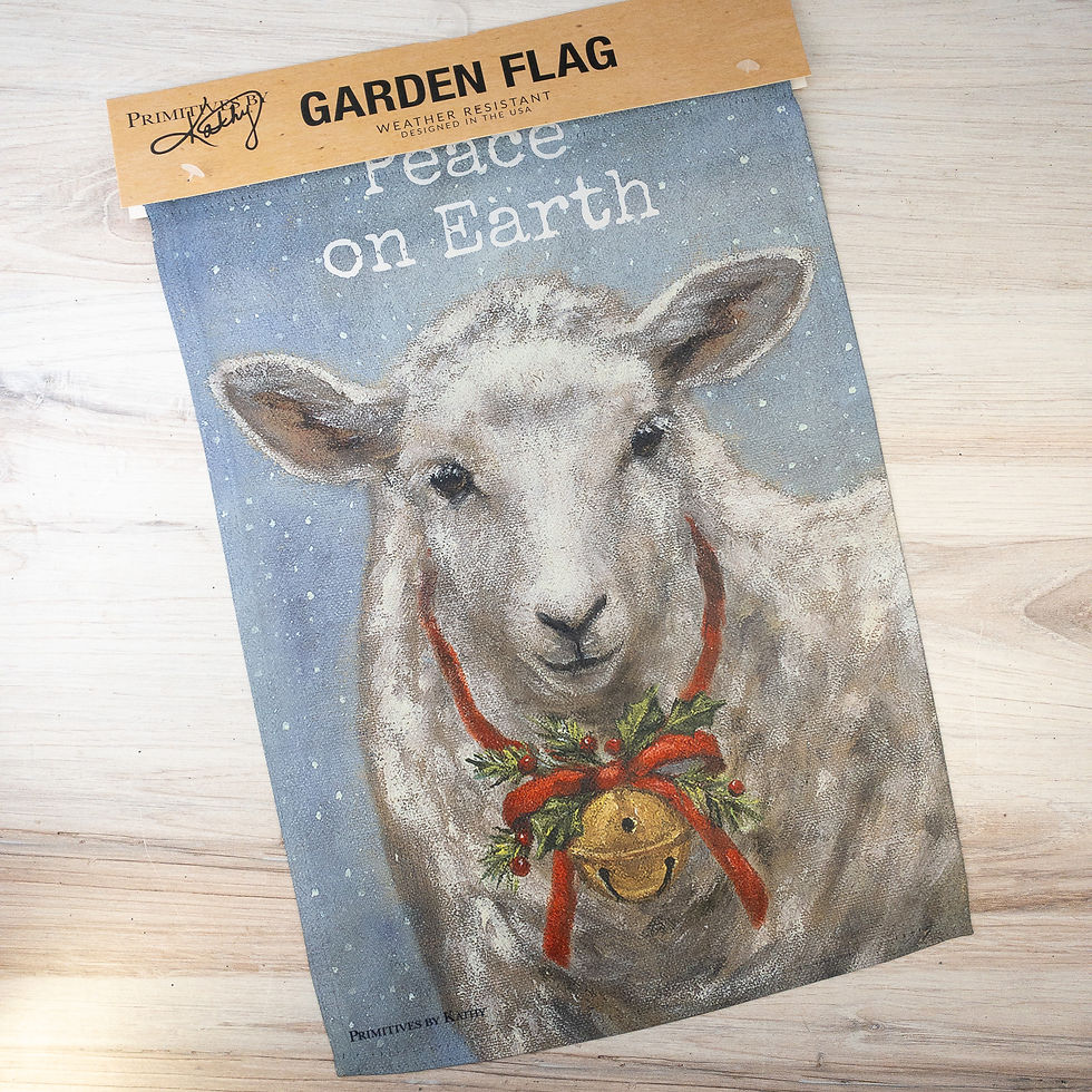 Peace On Earth Garden Flag