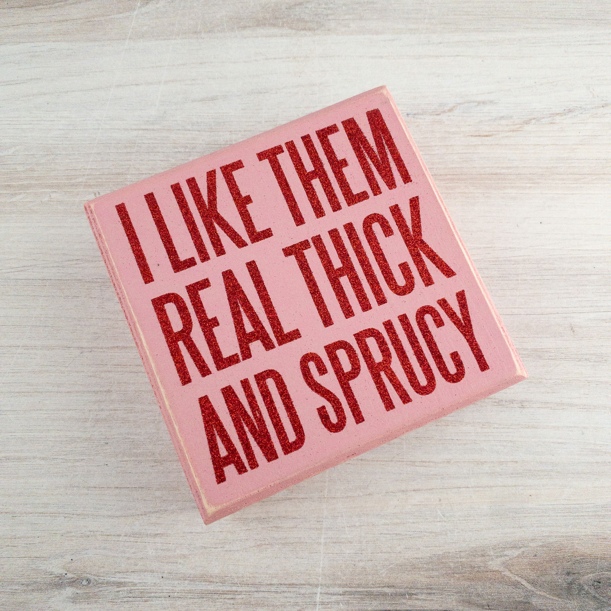 Sprucy Box Sign