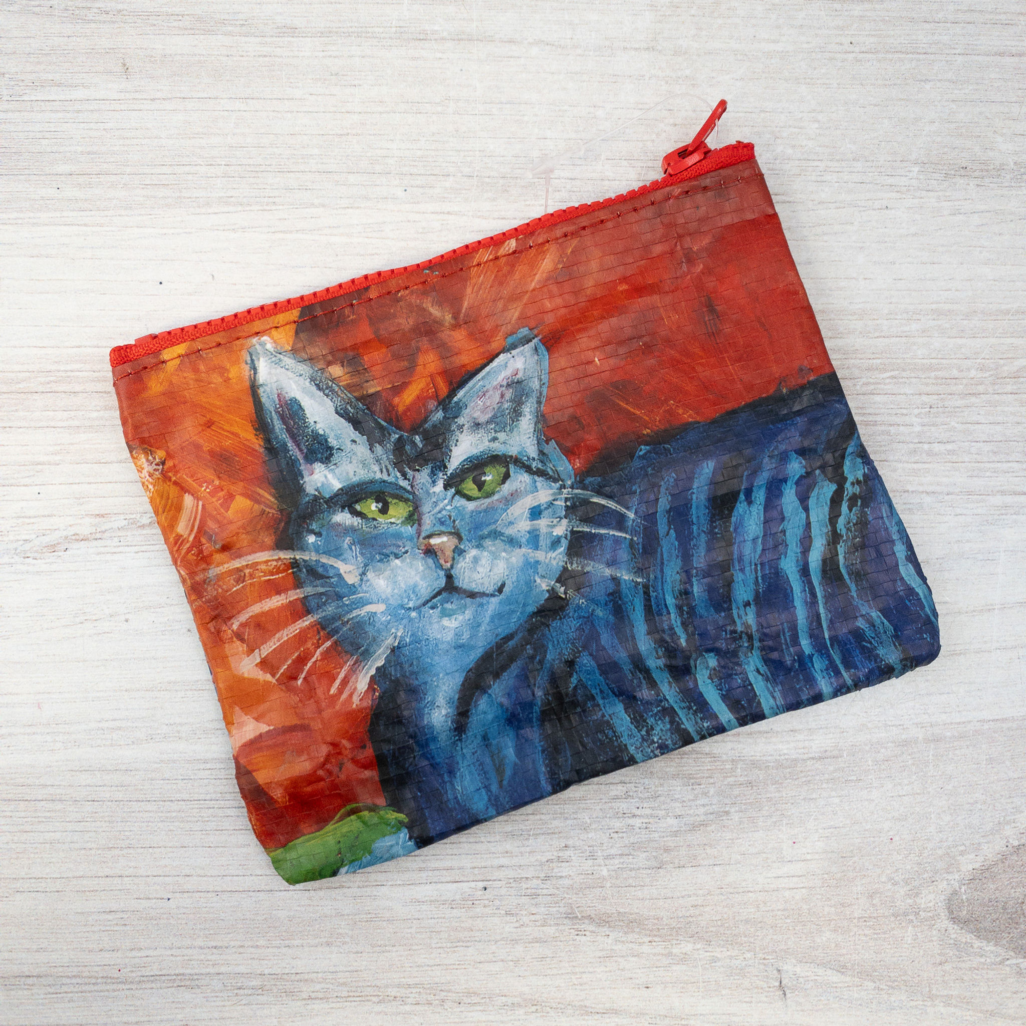 Colorful Cat Zipper Wallet
