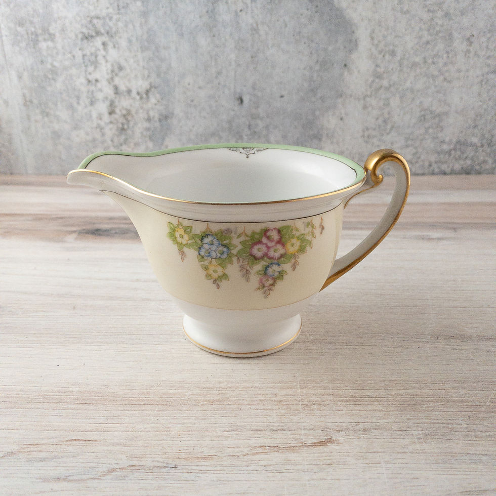 Thumbnail: 1920s N.S. China Hand-Painted Japanese Creamer