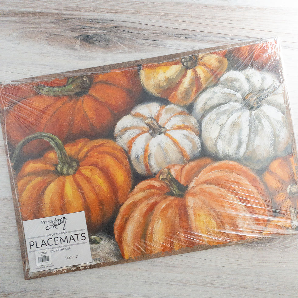 Pumpkins Paper Placemats