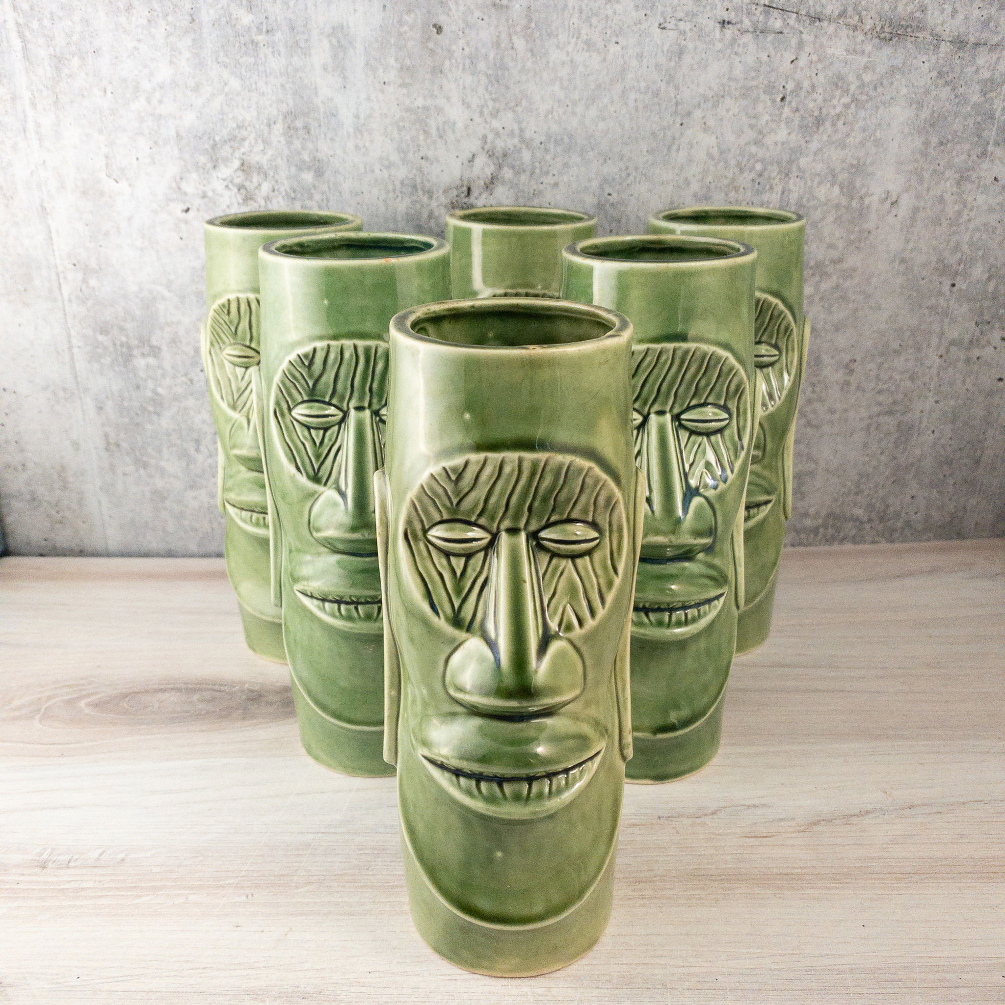 Mt. Fuji Inn Moai Head Tiki Mug