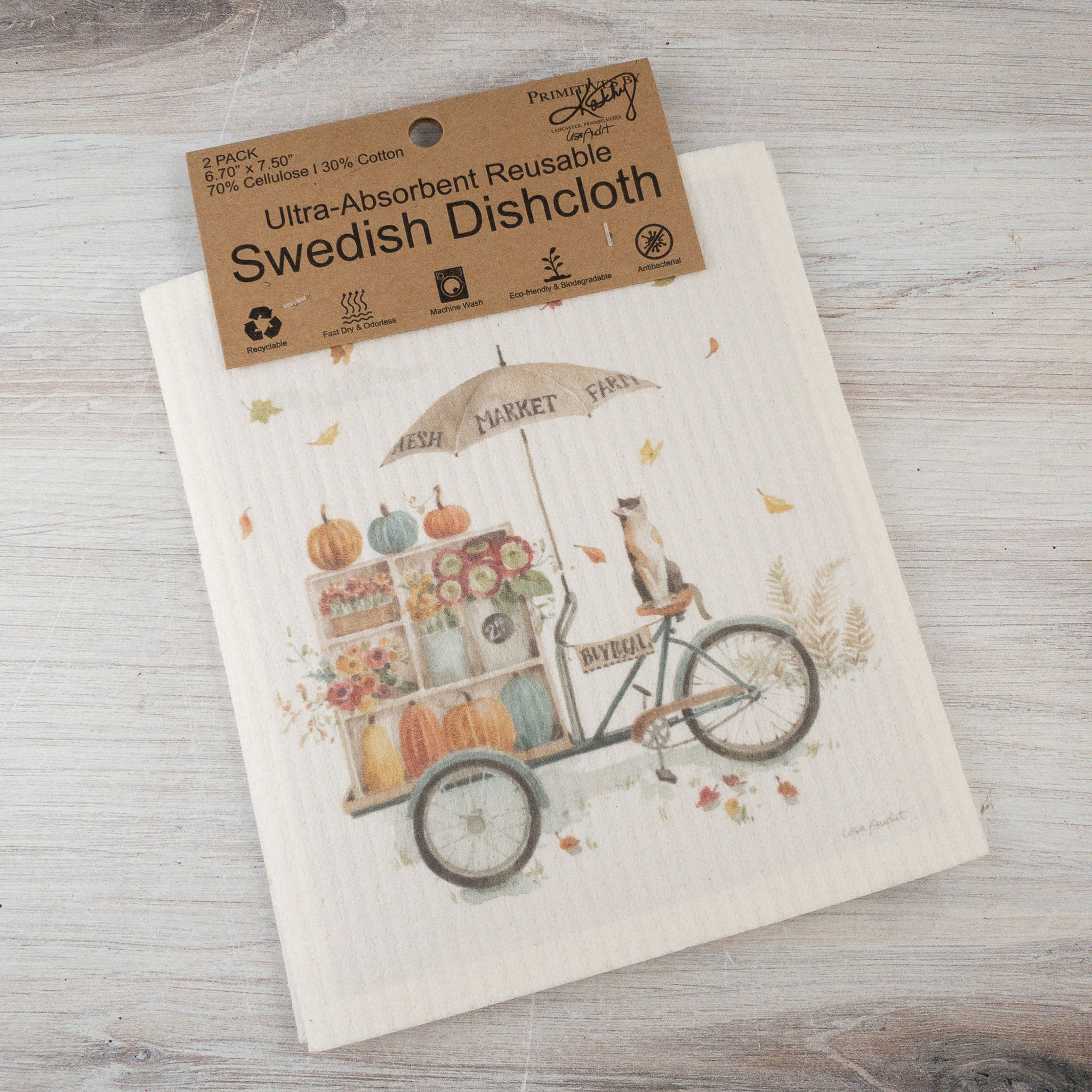 Fall Days Swedish Dish Cloth Set
