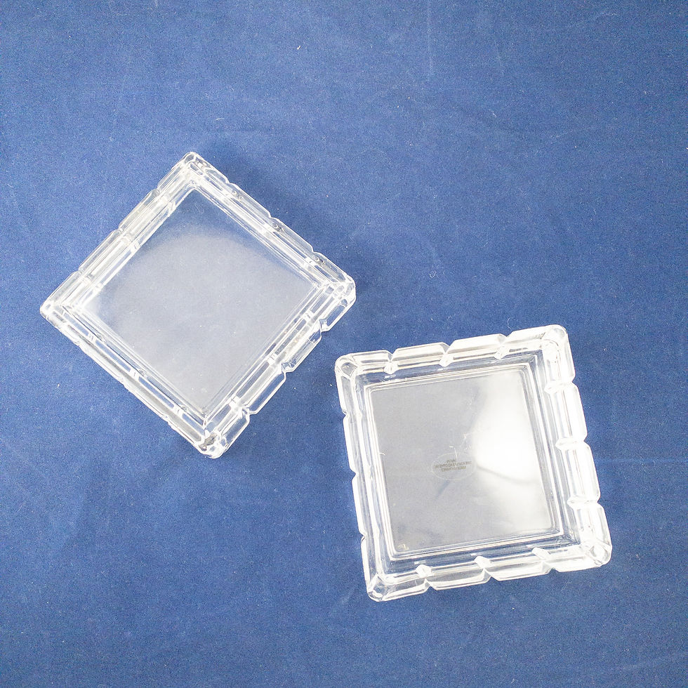 Thumbnail: French Lead Crystal Trinket Box